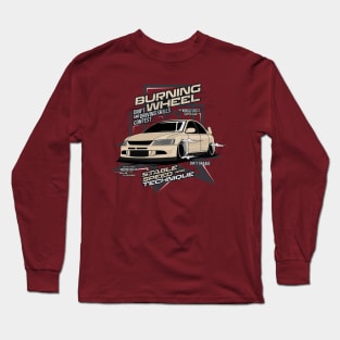 Evo IX - Burning Wheel Long Sleeve T-Shirt